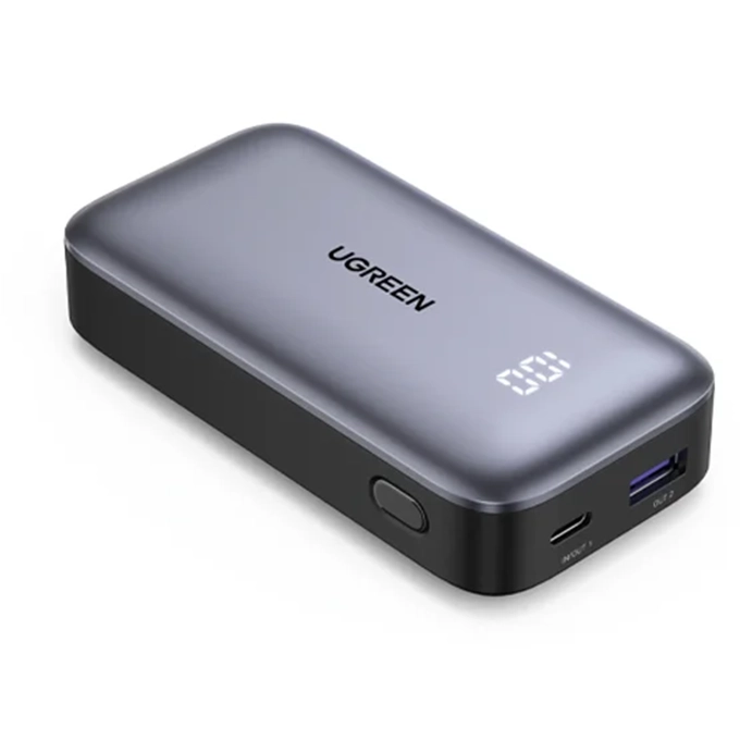 UGREEN XPB311 — Powerbank 10000mAh 20W USB-C | Affichage LED, USB-A + USB-C, Charge Quotidienne