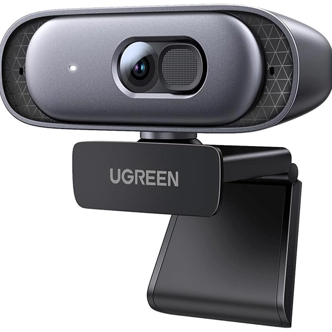 UGREEN CM778 — Webcam 2K PC | 1080p/60fps · Double Microphone IA · Autofocus · Plug & Play