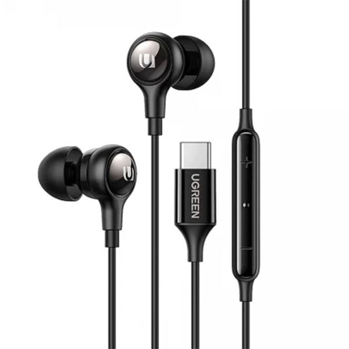 UGREEN EP103 — Écouteurs Filaires USB-C HiFi | Télécommande 3 Boutons, iPhone 15 & Android, Basses Profondes